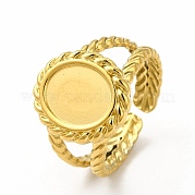 Ионное покрытие (IP) нержавеющая сталь 304 открытые манжеты кольца настройки RJEW-B027-27G