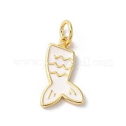 Подвески из латуни с эмалью в стойку KK-Z056-48G-03