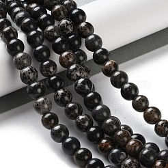 Нити бусин из окрашенного натурального регалита/императорской яшмы/морского осадка яшмы&nbsp;G-B124-C01