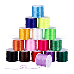 16 рулон 16 цвета плоская эластичная хрустальная нить EW-PH0001-13