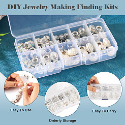 68 шт. 10 стиля европейских бусин со стразами из смолы RPDL-TA0001-07