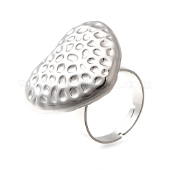 Регулируемое кольцо для пальца из нержавеющей стали 304&nbsp;RJEW-H244-05P