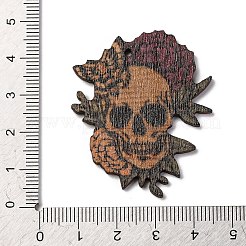 Деревянные подвески с односторонним принтом WOOD-B009-01E