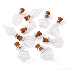 10 шт. 10 стиля мини-контейнеры для бутылок из боросиликатного стекла&nbsp;BOTT-TA0001-01