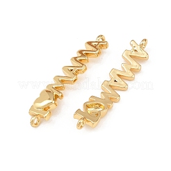 Подвески-соединители из латуни ко Дню матери&nbsp;KK-F919-33G