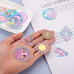 40 шт. 10 подвески из нержавеющей стали 201 и 304&nbsp;STAS-BY0001-16