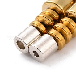 Браслет из бусин из синтетического гематита и латуни с магнитными застежками&nbsp;SJEW-G079-01B