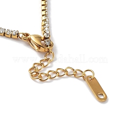 Pulsera de eslabones de circonita cúbica&nbsp;BJEW-F463-01G