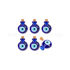 6 шт. подвески в виде флаконов духов ручной работы в стиле лэмпворк LAMP-BC0001-02