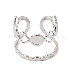 Ringkomponenten aus Edelstahl 304&nbsp;RJEW-P188-01C-P