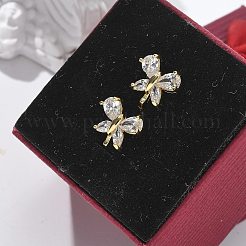 Pendientes de aro de latón&nbsp;EJEW-R016-10G-02