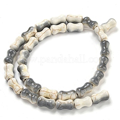 Синтетические бирюзовые бусины G-H060-05D