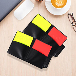 Футбольный арбитр книга из искусственной кожи AJEW-WH20121-15A