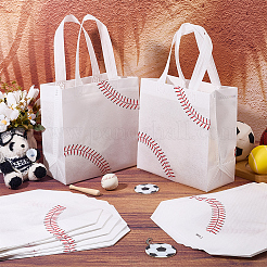 Sacs fourre-tout en tissu non tissé à thème de ballon de sport&nbsp;ABAG-WH20006-52C