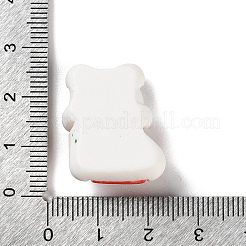 Кабошоны из непрозрачной смолы с рождественской тематикой RESI-F053-B03