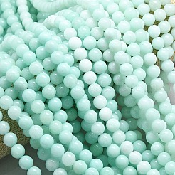 Натуральный Malaysia нефритовые бусы пряди&nbsp;G-L645-A01-8mm-31