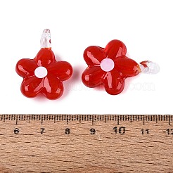 Pendentifs vernissées manuelles&nbsp;LAMP-Q039-21G