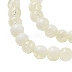 Perle di vetro crackle&nbsp;X1-GLAA-U001-6mm-11