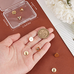 8 шт. Латунные гайки для ушей FIND-BBC0003-57G