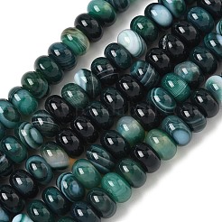Brins de perles d'agate à bandes naturelles&nbsp;G-F790-I01-01R