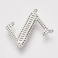 Реальные плакированные латунные подвески ZIRC-Q022-040P-Z-NF