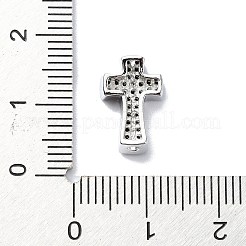 Стойки обшивки латунь микро проложить кубического циркония бусы KK-U014-01P