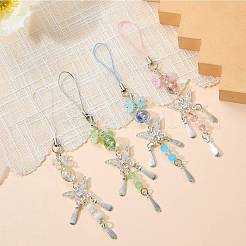 4 pz 4 colori cinghie acriliche per cellulari&nbsp;MOBA-SZ0001-08