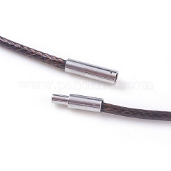Fabricación de collar de cordón de poliéster encerado&nbsp;MAK-I011-05-C-03