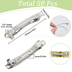 Фурнитура утюг волос заколка IFIN-SC0001-63B