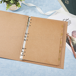 B5 5-Blatt-Papierbinder-Trennblätter&nbsp;DIY-WH0308-508B-01