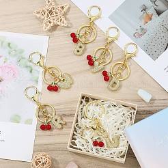 Латунный микропаве прозрачный кубический цирконий брелок с буквой подвеска KEYC-SW00015-Y