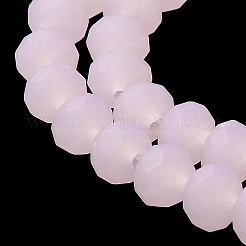 Fili di perle di vetro tinta unita imitazione giada&nbsp;EGLA-A034-J2mm-MD02