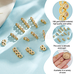 12 шт. 3 стиля стойки с покрытием из латуни&nbsp;KK-GO0002-11