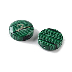 Perline di malachite sintetiche&nbsp;G-A238-01Y
