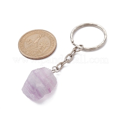 Брелки с подвесками «Наггетс» из натуральных драгоценных камней&nbsp;KEYC-JKC00601