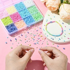 Наборы стеклянных бусин смешанного типа SEED-YW0002-58