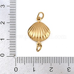 Шармы-соединители в форме ракушки из нержавеющей стали 304&nbsp;STAS-P407-03B-G