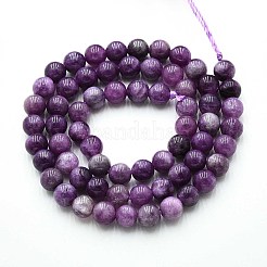 Природного кварца нитей бисера G-N355-6mm-65