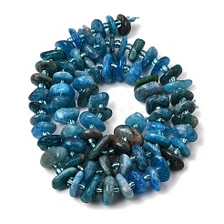 Brins de perles d'apatite bleue naturelle&nbsp;GG-CBAC13F-E01-01
