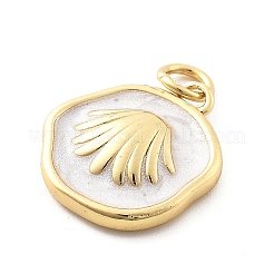 Подвески из латуни и эмали на тему океана&nbsp;KK-Q029-01C-G