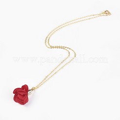 Set di gioielli con decorazioni di stoffa&nbsp;SJEW-JS00990