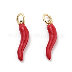 Подвески из латуни с эмалью в стойку&nbsp;KK-G512-21G