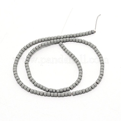 Немагнитные синтетический гематит бисер пряди&nbsp;LS-G-WH0018-01A