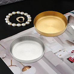 2 bandeja porta joyas redonda de acero inoxidable 410 de 2 colores&nbsp;ODIS-LP0001-16