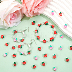 150 шт. 3-х цветные бусины из полимерной глины ручной работы CLAY-SC0001-75