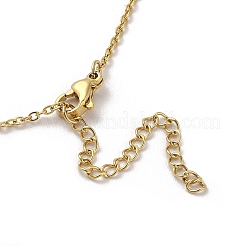 Collares colgantes de acero inoxidable 304&nbsp;NJEW-U002-07G