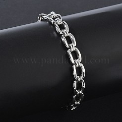 9 mm ovale Gliederkettenarmbänder aus Edelstahl 304&nbsp;SA-CBA2696-10P