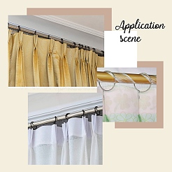 4 цвет железный оконный занавес круг IFIN-GA0001-32