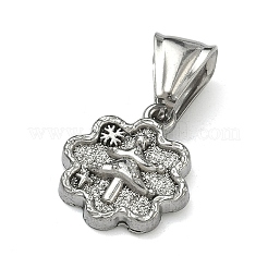 Pendentifs de Noël en acier inoxydable 304&nbsp;STAS-D225-07P