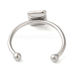 Composants de bague de manchette ouverte en acier inoxydable 304 anti-ternissement&nbsp;X-STAS-I306-03P